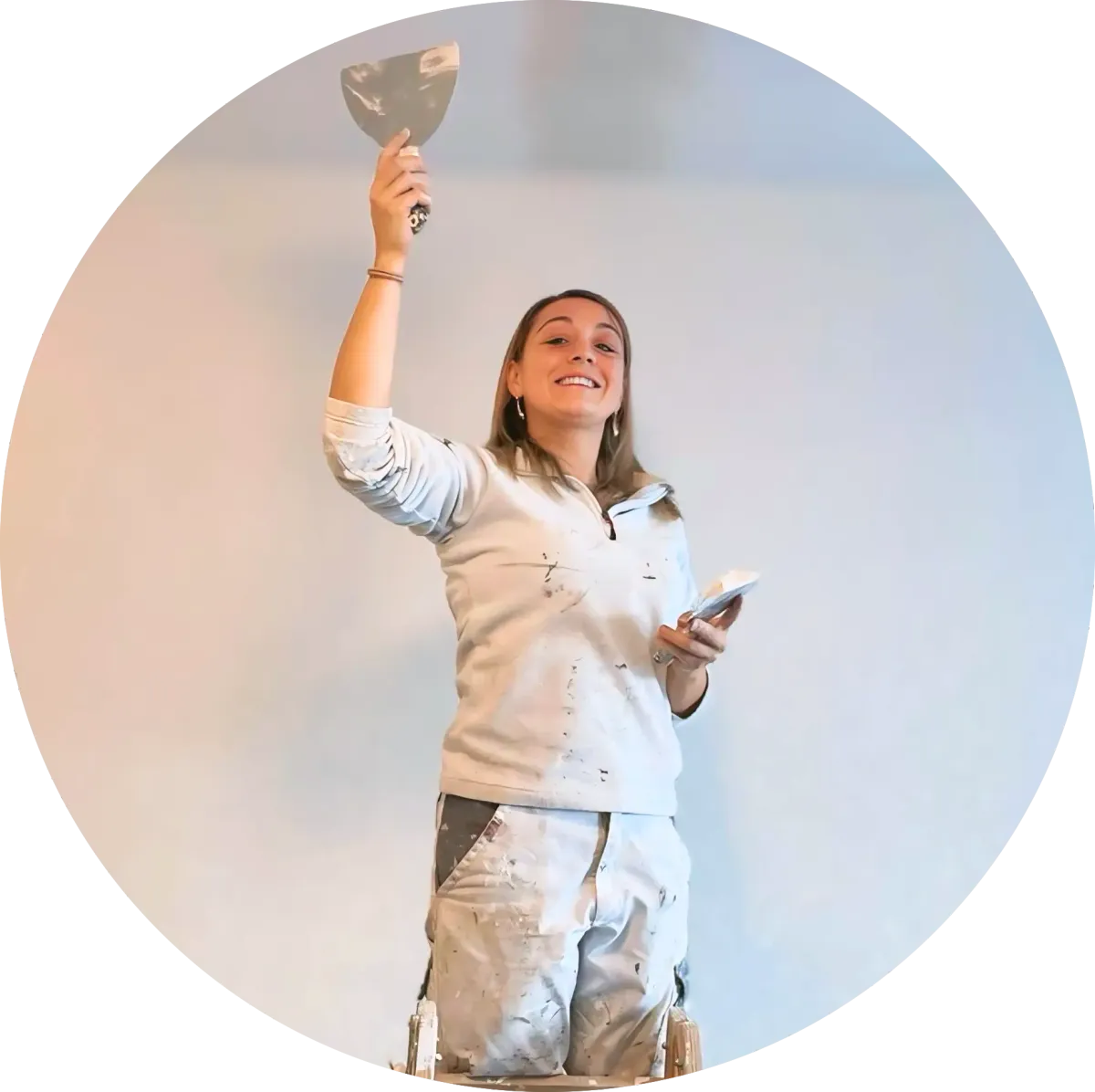 Stéphanie, peintre en bâtiment CFC